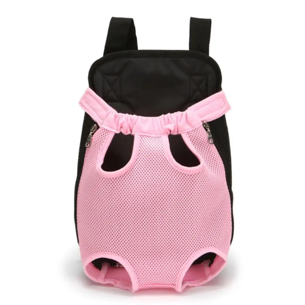 Adjustable Pet Backpack Carrier for Small Dogs and Cats – Breathable Mesh Design for Hiking and Travel