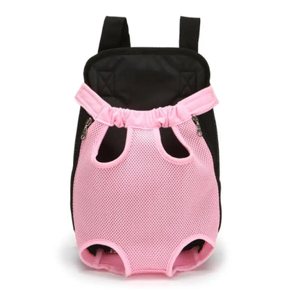 Adjustable Pet Backpack Carrier for Small Dogs and Cats – Breathable Mesh Design for Hiking and Travel