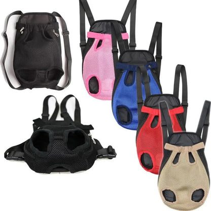 Adjustable Pet Backpack Carrier for Small Dogs and Cats – Breathable Mesh Design for Hiking and Travel
