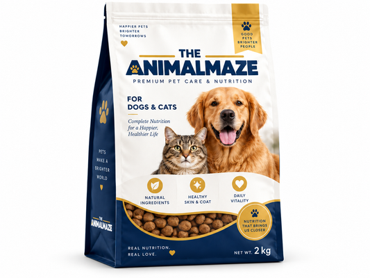 THE ANIMALMAZE Premium Pet Food for Dogs & Cats – Complete Daily Nutrition, 2kg
