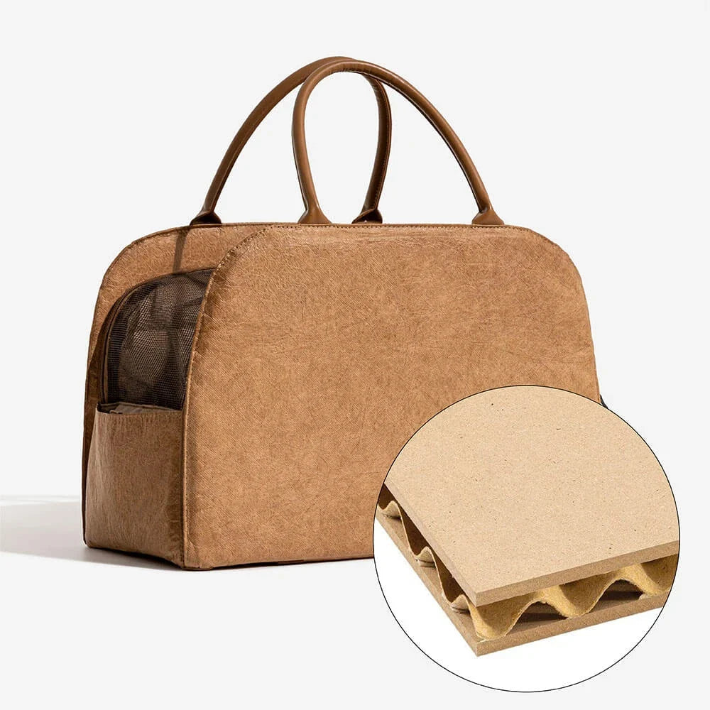 Stylish Eco-Friendly Dog Travel Bag - Lightweight, Spacious, and Multifunctional Pet Carrier for All Seasons
