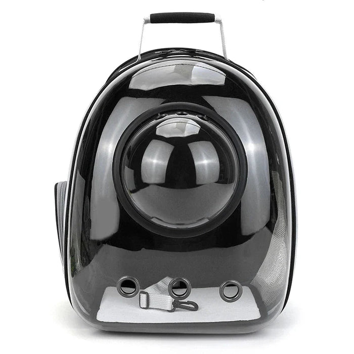 Transparent Space Capsule Pet Backpack for Cats and Small Dogs – Ventilated with Comfortable Cushioning, Multiple Colors Available