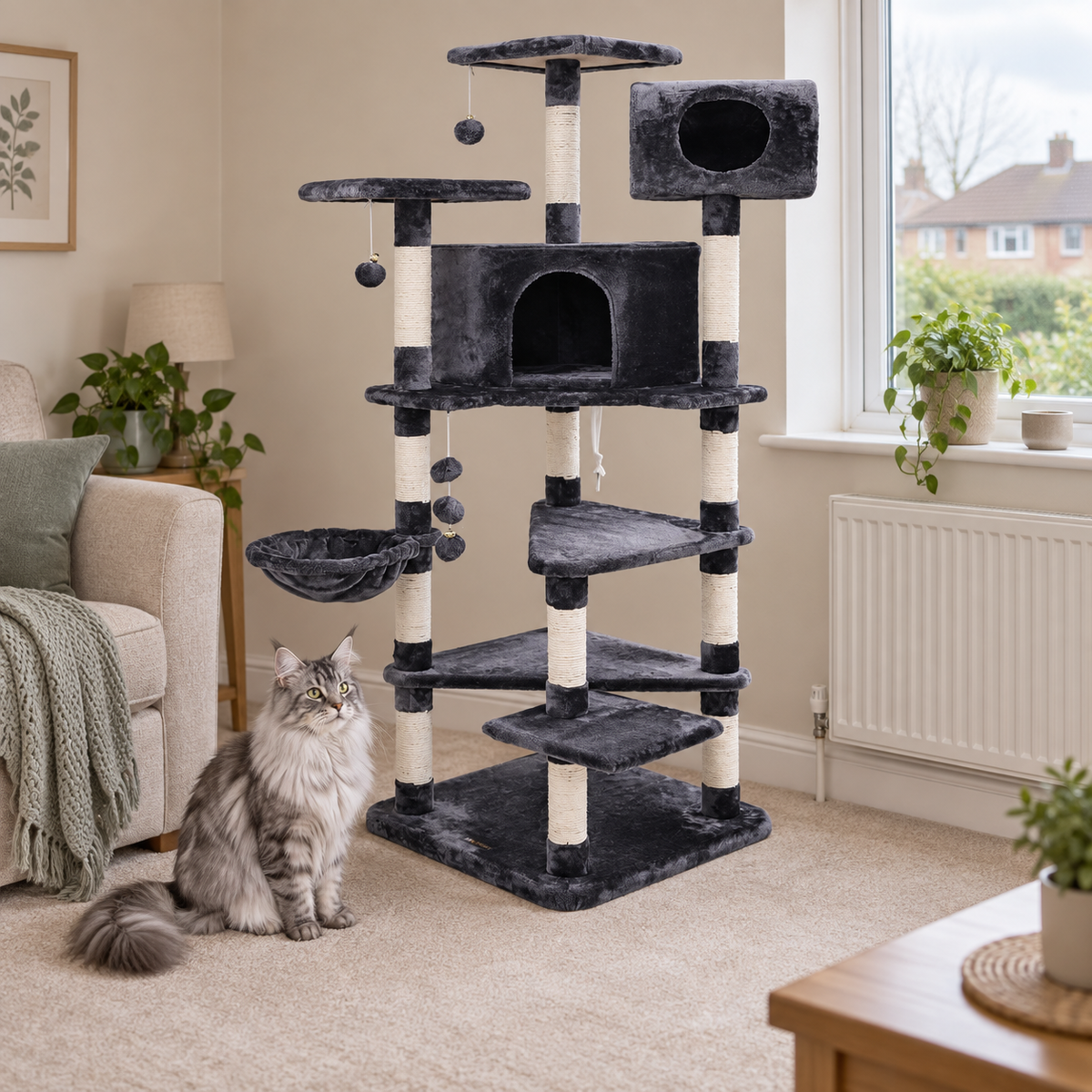 The Ashford Manor — 165 cm Cat Tower